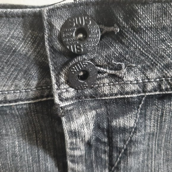 Streetwear Society Mini Black Jean Skirt Small - Picture 7 of 7